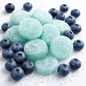 clearance sour blue indica gummies