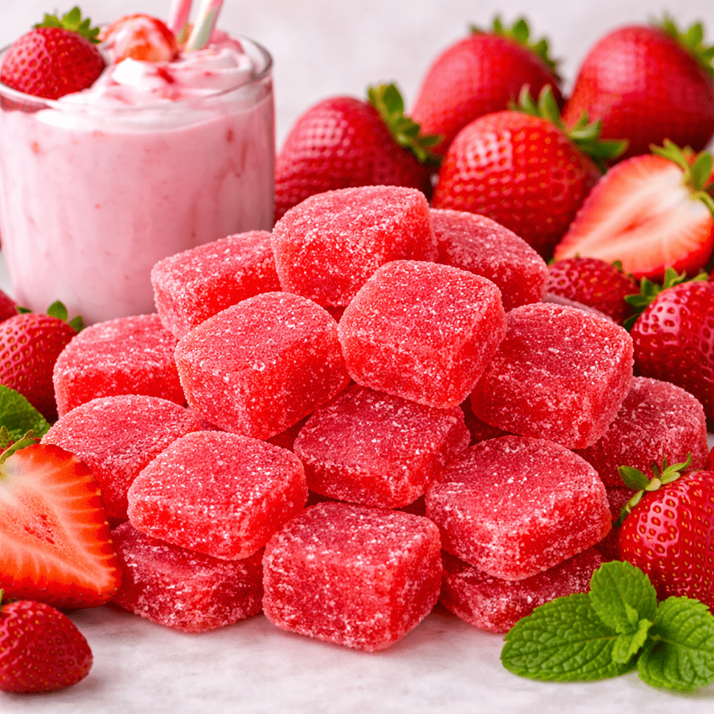 strawberry milkshake gummy 10mg