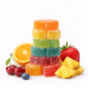 1000mg Tropical Mixed Gummies Hybrid / Vegan