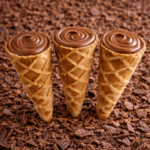 Chocolate Filled Cones